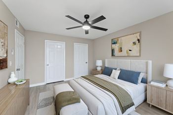 Spacious bedroom